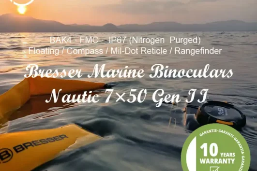Bresser Nautic 7x50 Floating Marine Binoculars Gen II